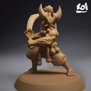 Furybound Clan - Bladesworn fantasy miniature samurai ogre demon D&D Tabletop - Picture 1 of 2
