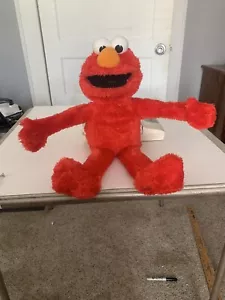 Elmo singend sprechend große Umarmungen Plüschtier 22 Zoll Sesamstraße Hasbro 2012 rot getestet - Bild 1 von 11