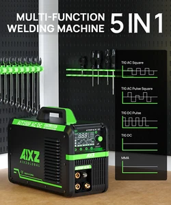 AIXZ 250A Aluminum Welder AC DC TIG MMA Pulse Welder IGBT / Foot Pedal - Picture 1 of 10