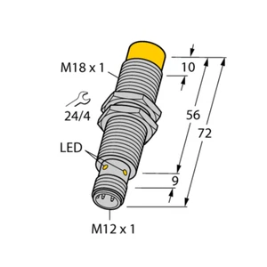 TURCK Ni8-M18E-AN6X-H1141 4611238 Inductive sensor NPN # - Picture 1 of 4