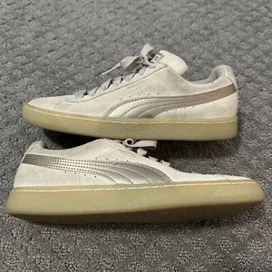 Puma Suede Lace Up Women’s 9 Beige Brown Sneakers Casual Shoes - Picture 1 of 6