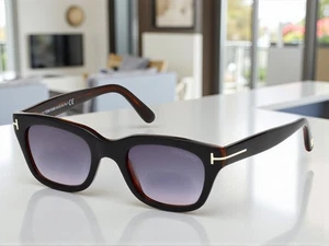 Gafas de sol para hombre Tom Ford Snowdon FT0237 05B negro degradado humo 52 mm - Imagen 1 de 7