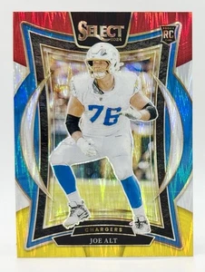 2024 Panini Select Concourse Red Yellow Shock #82 Joe Alt RC Chargers - Bild 1 von 2