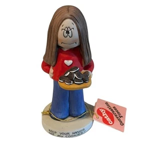 Figurine Cartoon Character Comic Strip Cathy Keep Your Hands Off My Cookies Gift - Picture 1 of 5