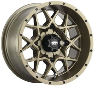 ITP Heavy-Duty Hurricane UTV Wheel - 14x7 - 4+3 Offset - 4/137 - Bronze ATV/utv - Picture 1 of 3