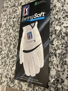 TALLA LG Mano Izquierda PGA Tour Columpio Suave Hombre Cuero Blanco Nuevo - Imagen 1 de 8