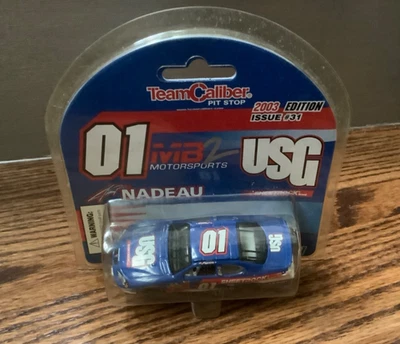 Team Caliber 2003 Edition NASCAR #01 Jerry Nadeau - USG Issue #31 1:64 Die Cast - Image 1 of 4