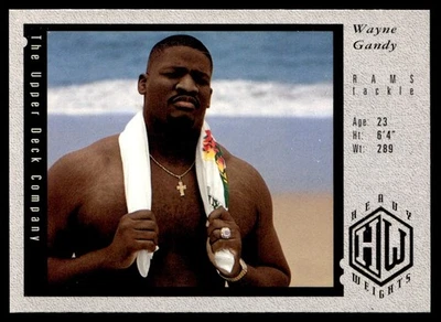 1994 Upper Deck Wayne Gandy Los Angeles Rams #37 - Image 1 of 2