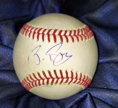 Autógrafo de béisbol firmado por Bruce Bochy de los Texas Rangers; prueba fotográfica Foto 1 de 3