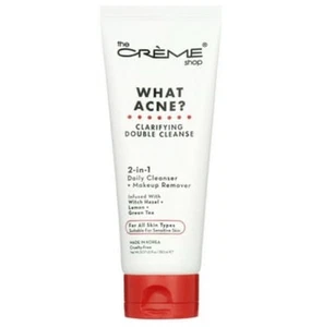 2X The Creme Shop WHAT ACNE? Clarifying Double Cleanse 2-in-1 - Picture 1 of 1