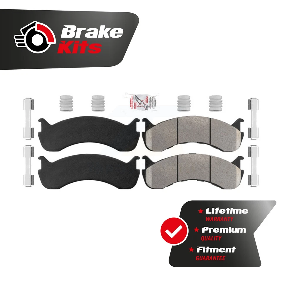 Rear Semi-Metallic Disc Brake Pads For 2011-2018 Freightliner M2 106 — 第 1/1 张图片