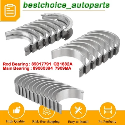 Conjunto de rolamento de haste principal do motor STD para Chevrolet 2002-2009 GMC Envoy Buick 4.2L - Imagem 1 de 4