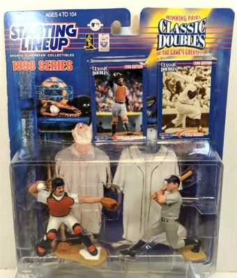 Yogi Berra Thurman Munson 1998 Starting Lineup Classic Doubles - Image 1 of 4