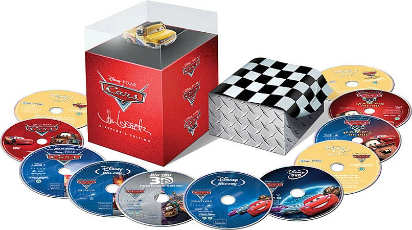 Cars Directors Edition (Blu-ray/DVD, 2011, 11-Disc Set, Includes Digital Copy With Die-Cast Car)