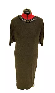 Roland Klein Gold/Black Dress- Size 14 UK RRP £39.50 - Picture 1 of 8