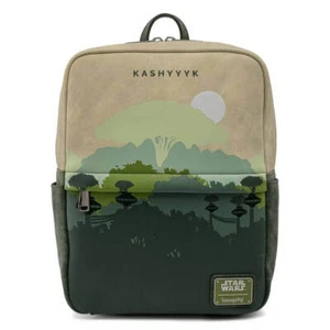 Officially Licensed Fashion Faux Leather Star Wars Kashyyyk Mini Backpack - Picture 1 of 1