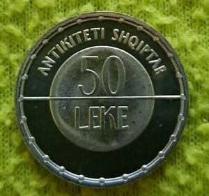 ALBANIA EUROPE 50 LEKE 2003 UNC COMMEMORATIVE FROM BANK ROLL BEST PRICE!!!