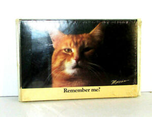 Vintage Morris The Cat Sealed Postcard Greeting Cards 9-Lives Promo Advert NOS