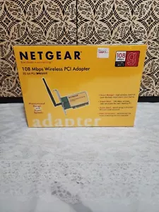 NetGear WG311TNA NISB 108 Mbps 32 Bit Wireless PCI Adapter Priority Shipping - Picture 1 of 8