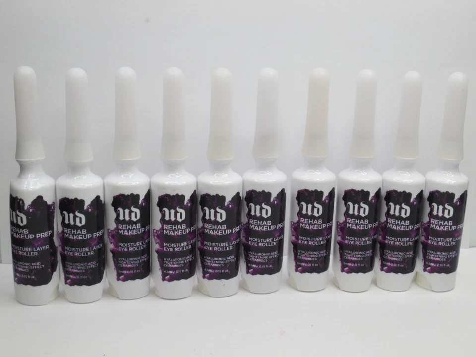 URBAN DECAY REHAB MAKEUP PREP MOISTURE LAYER EYE ROLLER 0.15 OZ (LOT OF 10) - Image 1 of 1