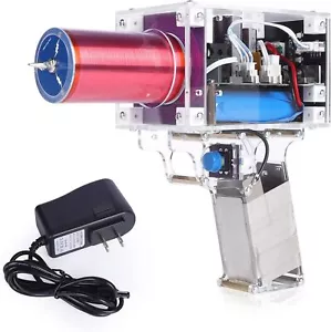 Electronic Trigger Mode Tesla Coil Rechargable Handheld Artificial Lightning DIY - Picture 1 of 8