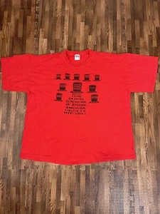 VTG African American HIV Aids Awareness Red T Shirt Men’s Size 2XL - Picture 1 of 4