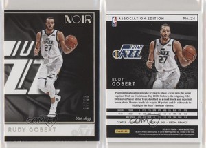 2018-19 Panini Noir Association Edition Holo Silver /25 Rudy Gobert #24