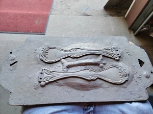 Industrial Foundry Zinc Sand Cast Mold Large Flatware or mirror Handle Pattern - Picture 1 of 6