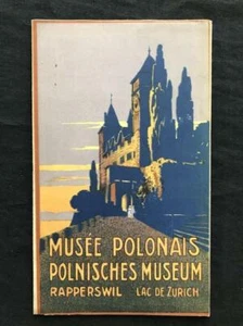 POLAND MUSEUM RAPPERSWIL SWITZERLAND Stone Lithograph BROCHURE BOOK 1910 Zuerich - Picture 1 of 3