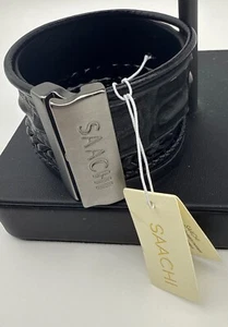 SAACHI Women's Bracelet w magnetic closure leather strands  New - Picture 1 of 4