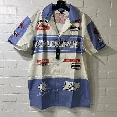 Новый - Boohooman коротким рукавом большого размера Revere аппликация значок рубашка - камень - SML - Изображение 1 из 4