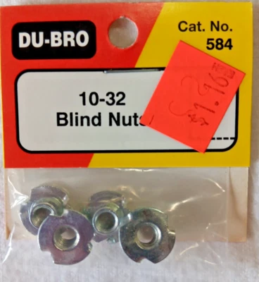 DU-BRO CAT. NO. 584 ~NIP~ 10-32 Blind Nuts - Image 1 of 3