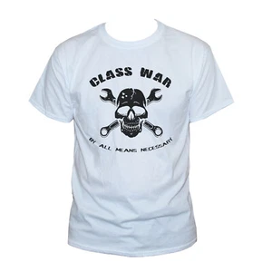 Camiseta punk anarquista guerra de clases protesta política unisex manga corta - Imagen 1 de 8