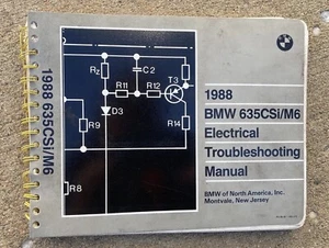 BMW 1988 635csi/m6 Electrical Troubleshooting Manual Vintage - Picture 1 of 8