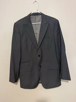 Blazer Traje Chaqueta Steve Harvey Talla 42 Edición Celebridad Gris Rayas Foto 1 de 4