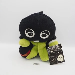 Mono Gachapin Mukku C3005 Black Daicho 2005 Mascot Plush 6" TAG Toy Doll Japan - Picture 1 of 8