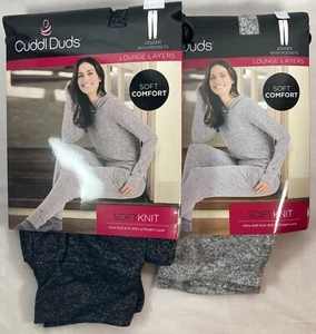 NWT Women's Cuddl Duds Lounge Layers Soft Knit Drawcord Jogger with Pockets - Picture 1 of 12