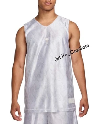 Camiseta deportiva de malla reversible LT grande-alto Nike Kobe para hombre FZ0934-100 blanca de baloncesto Foto 1 de 4