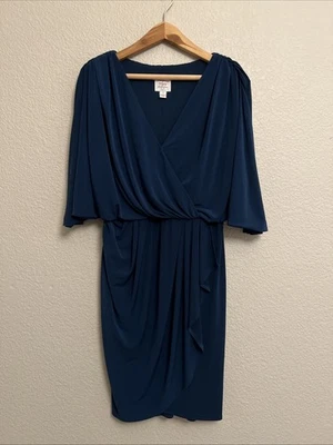 NEW Suzi Chin Maggy Boutique Dress Sheath Evening Cocktail Party Stretch Drape 6 - Image 1 of 4