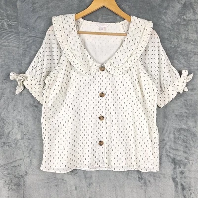 Top de mujer mediano Peter Pan Twee pradera femenino casa de campo victoriano romántico Foto 1 de 4