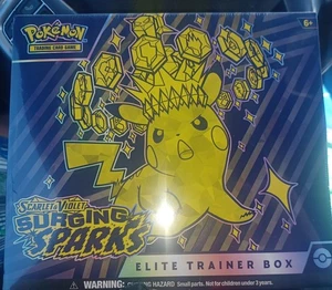 Pokemon TCG: Surging Sparks Elite Trainer Box ETB SEALED. 9 Booster Packs + mehr - Bild 1 von 2