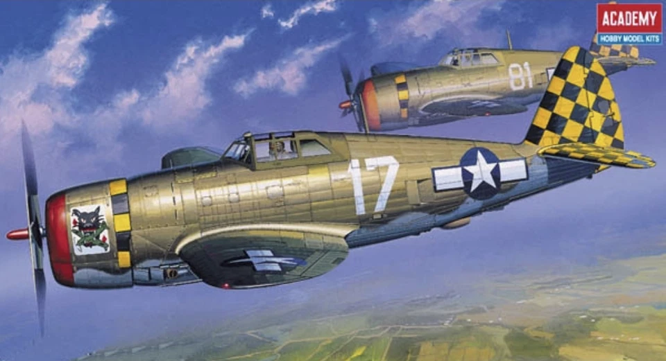 Academy Models 12492 P-47d Thunderbolt Razorback Plastic Model Kit