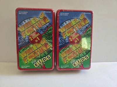 Rueda de la Fortuna 2 Juegos en 1 Rueda de la Fortuna para Niños - 2 Latas Envueltas Sin Abrir Foto 1 de 2