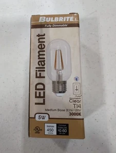 Bulbrite 776820 - LED Tubular Antique Filament Light Bulb 30K 5W - Picture 1 of 1