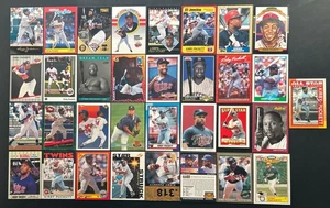 Kirby Puckett (lote de 33 tarjetas con insertos) Minnesota Twins HOF EX-NrMt - Imagen 1 de 5