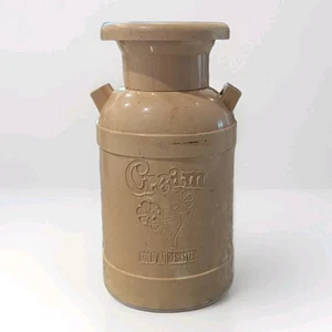 Vintage Cream Milk Can Kitchen MCM plastic 5-3/8" Creamer Lettering Visible - Picture 1 of 5