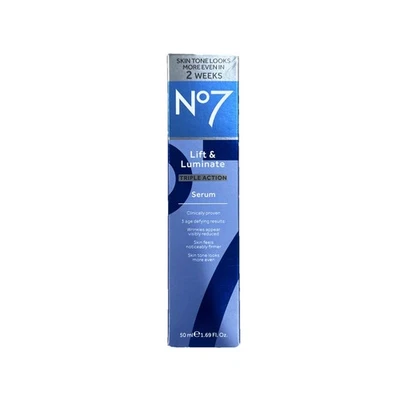 No7 Lift & Luminate Triple Action Serum 50ml/1.69 oz. - Image 1 of 3
