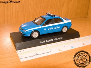 ALFA ROMEO 156 1:43 POLICÍA ITALIANA DE ITALIA 1997 ¡COMO NUEVO!¡! - Imagen 1 de 1