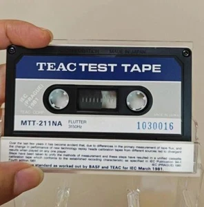 1pc Genuine TEAC MTT-211NA 3150HZ Test Tape  - Picture 1 of 1