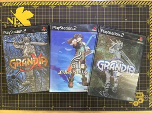 Lot 3 PS2 Grandia II III 2 3 Grandia Xtreme Playstation 2 Japanisch Komplett CIB - Bild 1 von 8